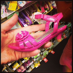 Baby high heels -- WTF?! Photo credit: Vanessa Bertozzi
